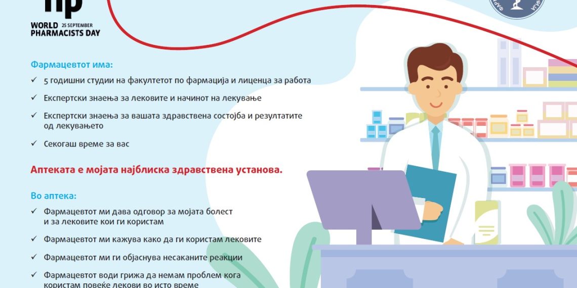 25 – ти септември е Светски ден на фармацевтите
